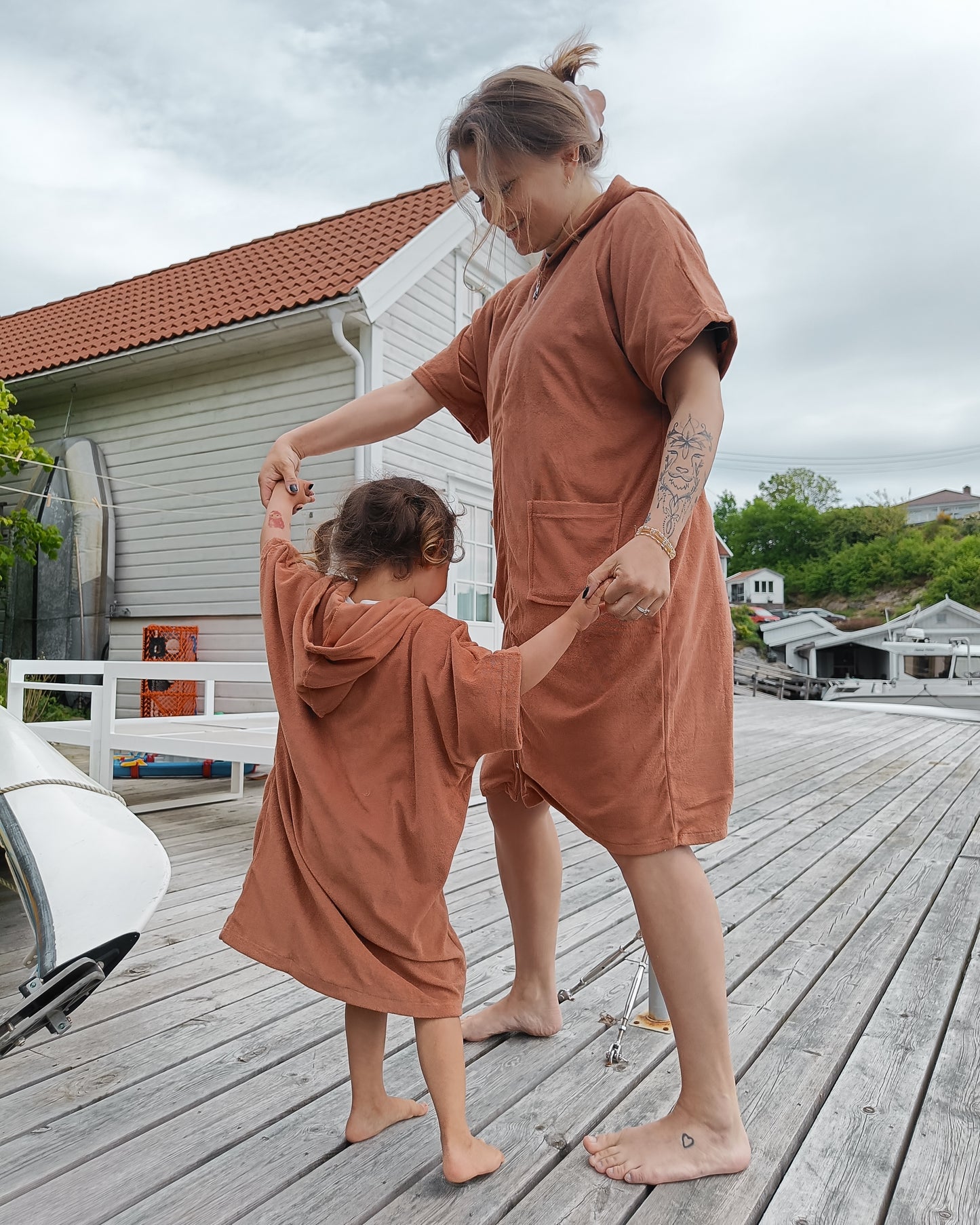 Sommerkåpe barn og voksen