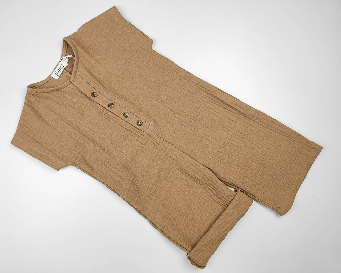 Meg + Deg jumpsuit lys-brun