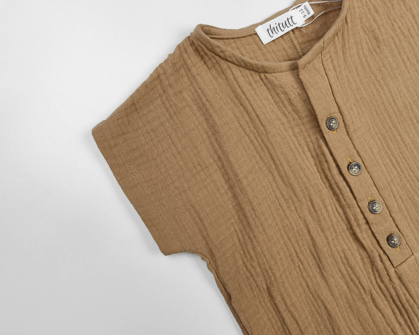 Meg + Deg jumpsuit lys-brun